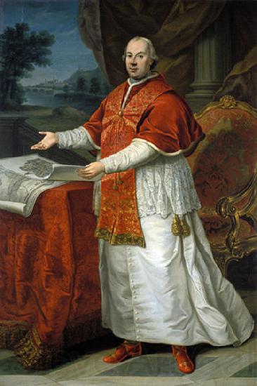 unknow artist Portrait of Pius VI Spain oil painting art
